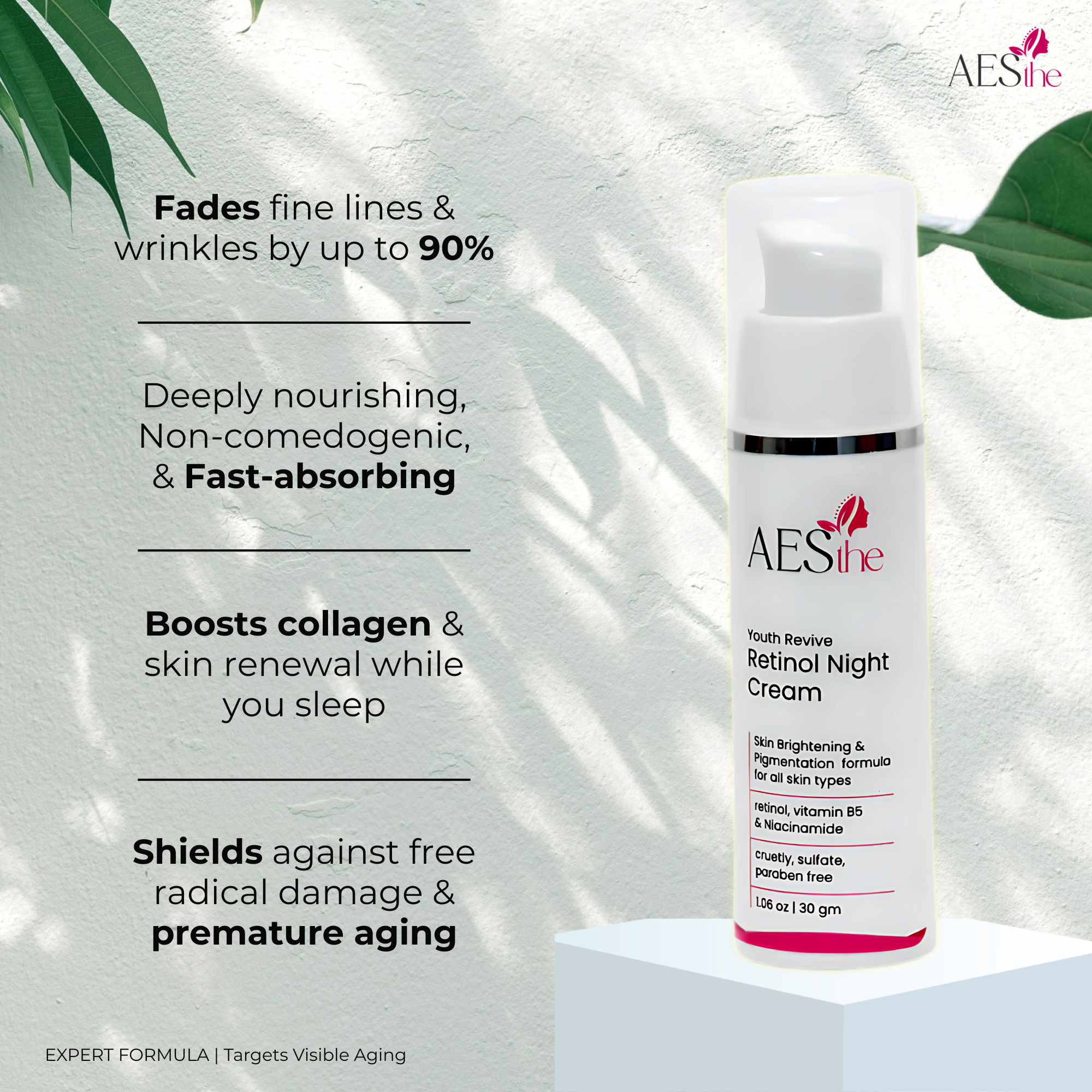 Wake Up to Younger-Looking Skin with Aesthe’s Retinol Night Cream